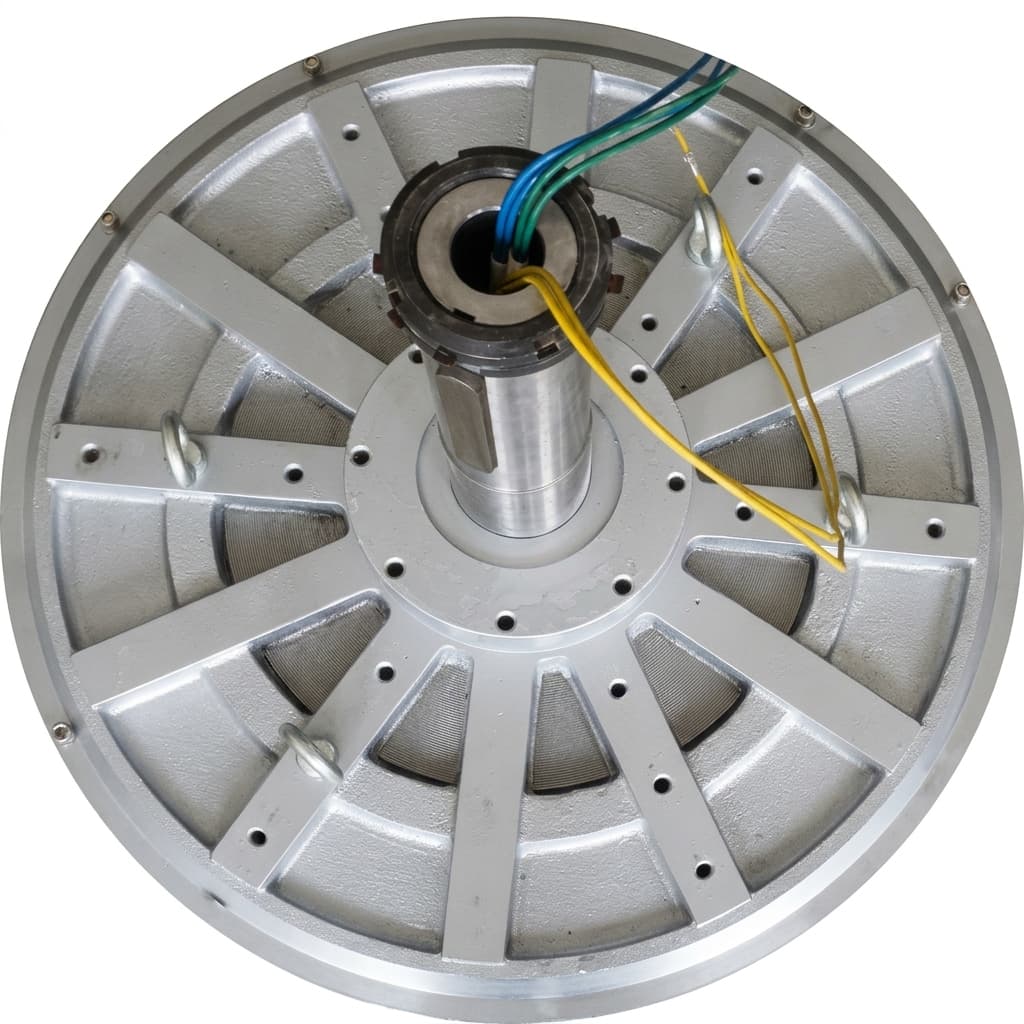 10kW 150RPM Coreless Pancake Wind Generator — view 1